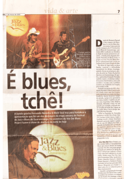 Jornal do Recife Journal - Fernando Noronha & Black Soul