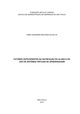 Disserta&ccedil;&atilde;o FGV - Sistema de Bibliotecas FGV