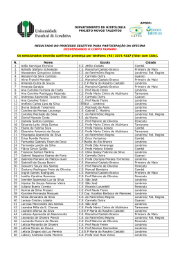 Resultado da sele&ccedil;&atilde;o - "Desvendando o Corpo Humano"