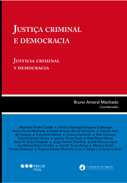 JUSTIÇA CRIMINAL E DEMOCRACIA