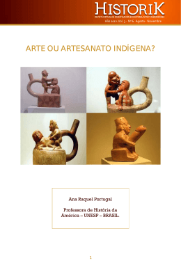arte ou artesanato indigena