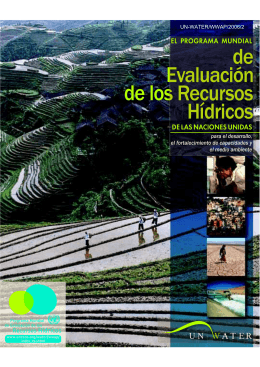 El Programa Mundial de Evaluación de Recursos Hídricos de las