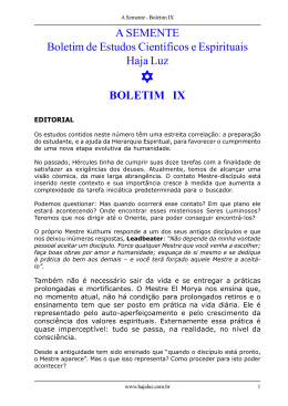 A Semente - Boletim IX