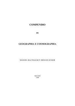 (1890) - Compendio de geographia e cosmographia.