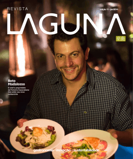 gastronomia &bull; inova&ccedil;&atilde;o &bull; sustentabilidade Beto Madalosso