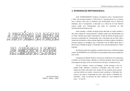 Hist&oacute;ria da Igreja na Am&eacute;rica Latina