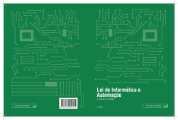 Lei de Inform&aacute;tica e Automa&ccedil;&atilde;o - Biblioteca Digital do Senado Federal