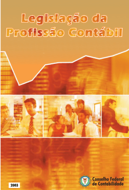Legisla&ccedil;&atilde;o da Profiss&atilde;o Cont&aacute;bil