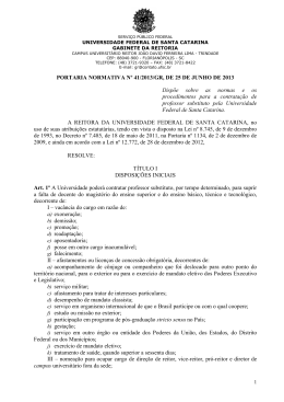 Portaria Normativa n&ordm; 41/2013/GR - segesp