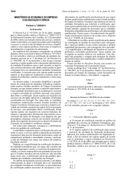 Portaria n.&ordm; 208/2013 - Ag&ecirc;ncia para a Moderniza&ccedil;&atilde;o Administrativa