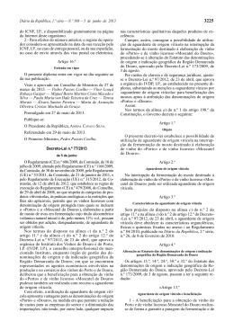 Decreto-Lei n.º 77/2013 - Instituto dos Vinhos do Douro e Porto