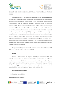 RESOLUÇÃO DE 23 DE JUNHO DE 2014 DE ABERTURA DA 1ª