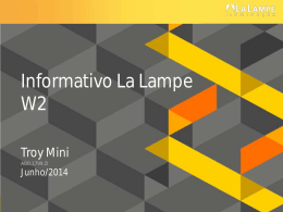 Informativo La Lampe W2