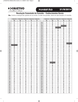 FUVEST&Atilde;O 21/9/2014