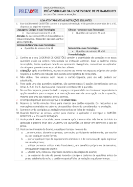 PROVA - SIMULADO PRESENCIAL