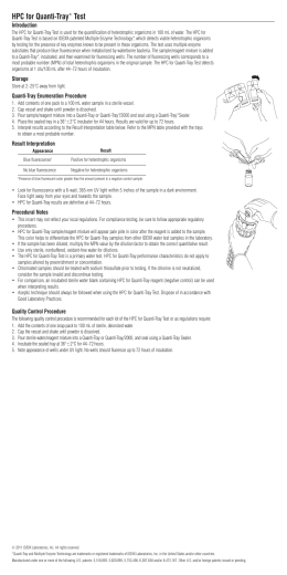 HPC for Quanti-Tray Procedure