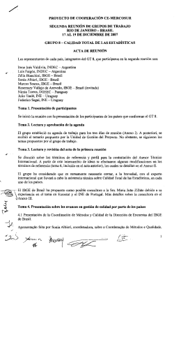 PROYECTO DE COOPERACIÓN CIB—MERCOSUR