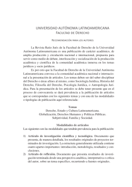 Revista Ratio Juris #18.indd - Universidad Aut&oacute;noma Latinoamericana