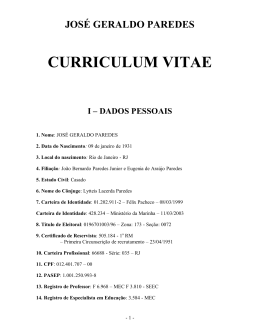 Jos&eacute; Geraldo Paredes - Academia Brasileira de Filologia