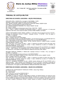 Di&aacute;rio da Justi&ccedil;a Militar Eletr&ocirc;nico
