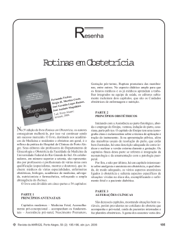 Rotinas em Obstetr&iacute;cia