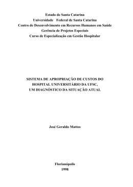 1- Aspectos Hist&oacute;ricos - Universidade Federal de Santa Catarina