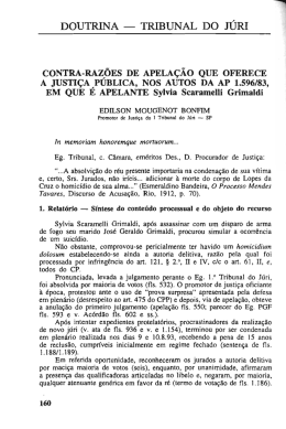 Tribunal do Juri Contra-razoes de apelacao Por