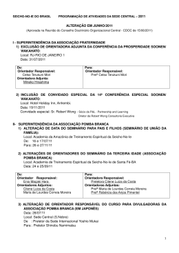 2011 altera&ccedil;&atilde;o em junho/2011 i - Seicho-No