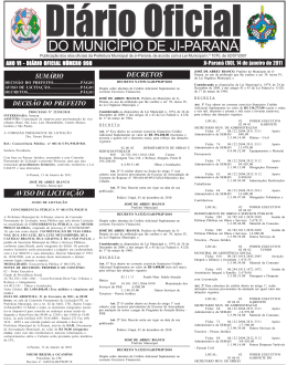 14 de Janeiro de 2011
