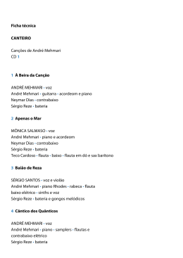 Ficha t&eacute;cnica canteiro