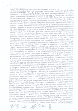 Ata do Conselho Municipal do Bem Estar Social 05-09