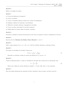 Prof. Leandro - Fen&ocirc;menos de Transporte (2012/1, EP)