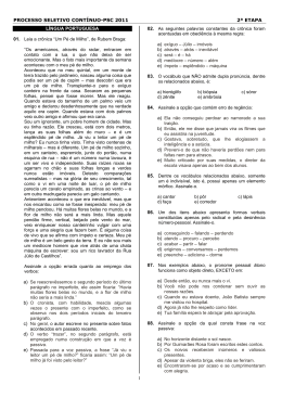 Prova PSC 2011