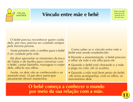 V&iacute;nculo entre m&atilde;e e beb&ecirc; 11