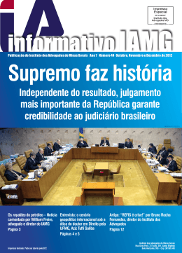 Independente do resultado, julgamento mais importante da