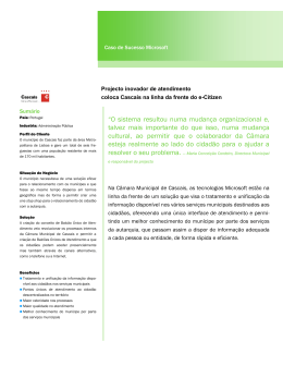 &ldquo;O sistema resultou numa mudan&ccedil;a organizacional e