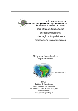F&Aacute;BIO LUIZ GOMES Arquitetura e modelo de dados para infra