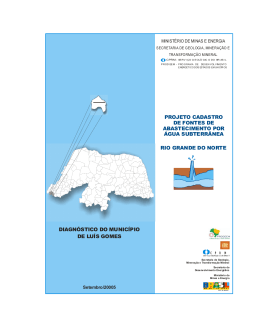 DIAGN&Oacute;STICO DO MUNIC&Iacute;PIO DE LU&Iacute;S GOMES RIO