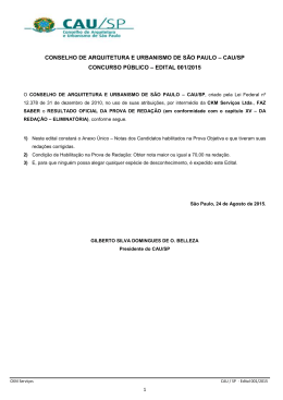 Resultado Oficial das Reda&ccedil;&otilde;es