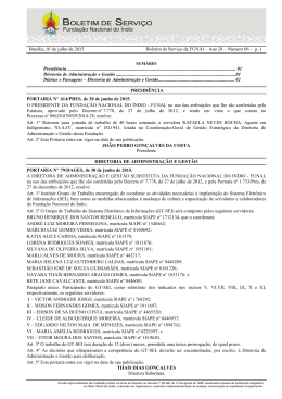 Boletim n° 06 de 01.07.2015