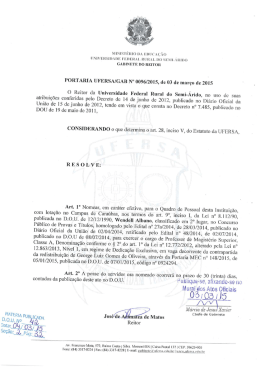 Portaria nº 0096 de 03 de Março de 2015
