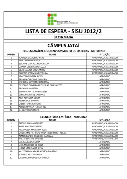 3&ordf; chamada