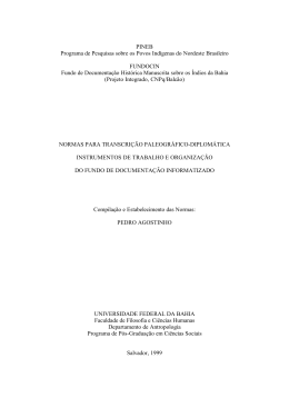 PINEB Programa de Pesquisas sobre os Povos Indígenas do