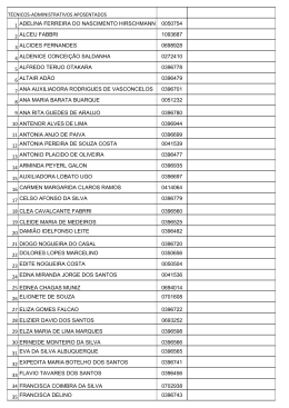 Técnicos-administrativos aposentados