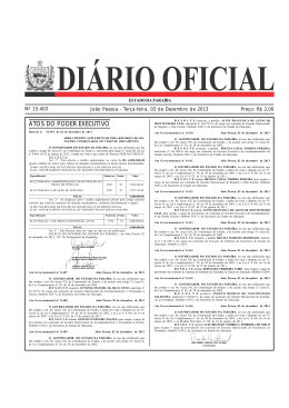 Di&aacute;rio Oficial 03.12.2013