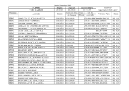 Rateio/ Setembro 2012 PLANOS Simples Especial