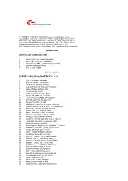 Lista de Convocados