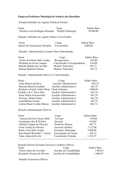 Empresa:Prefeitura Municipal de Senhora dos Rem&eacute;dios
