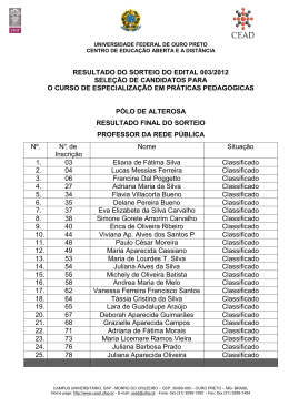 Pr&aacute;ticas Pedag&oacute;gicas - Polo de Alterosa (Clique - CEAD