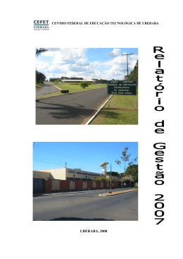 Relat&oacute;rio de Gest&atilde;o